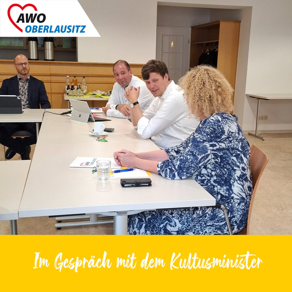 Gespräch zwischen Conrad Clemens und Vertretern der AWO
